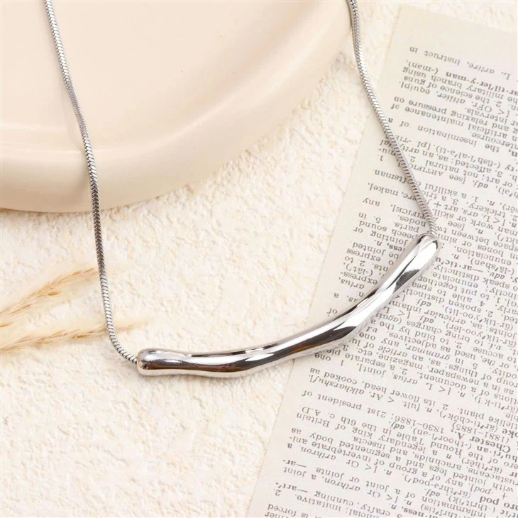 Personalized Fashionable Striped Irregular Pendant Cool Necklace Personalized Fashionable Striped Irregular Pendant Cool Necklace