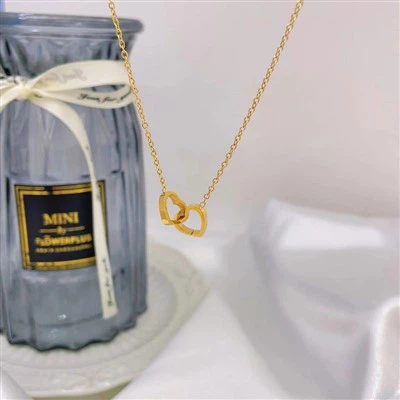Heart Shaped Titanium Steel Necklace