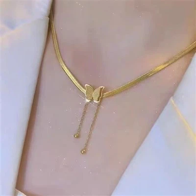 Titanium Steel Blade Snake Bone Chain