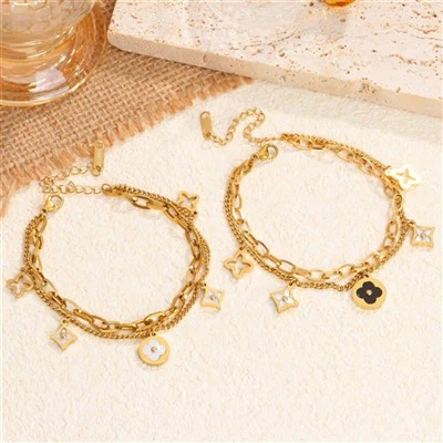 Four-leaf Flower Bracelet