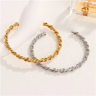 Titanium Steel Twist Bracelet