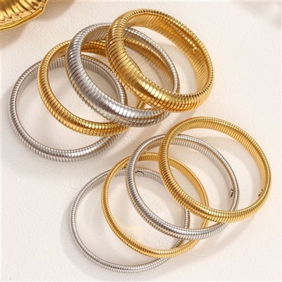 Curved Titanium Steel Bracelet